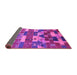 Sideview of Oriental Purple Industrial Rug, urb1231pur