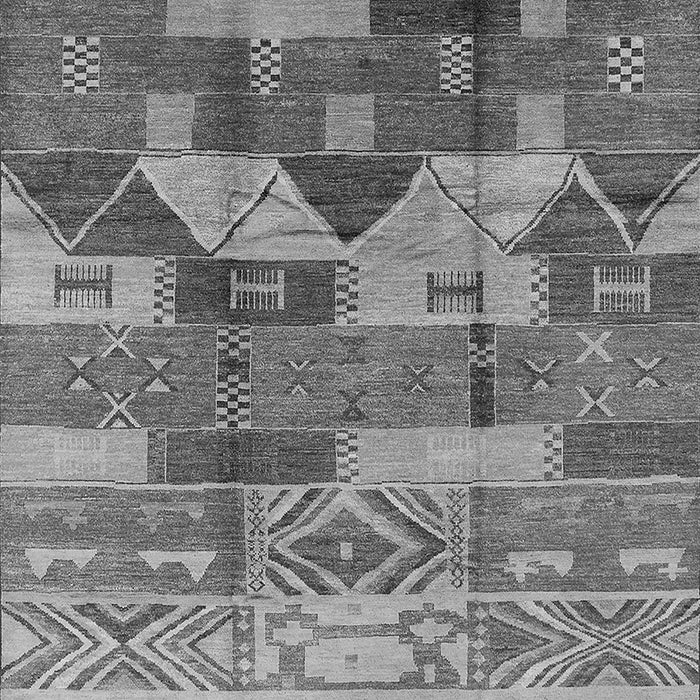 Machine Washable Oriental Gray Industrial Rug, wshurb1231gry