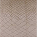 Square Mid-Century Modern Dark Almond Brown Solid Rug, urb1232