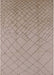 Machine Washable Industrial Modern Dark Almond Brown Rug, wshurb1232