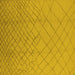 Square Machine Washable Solid Yellow Modern Rug, wshurb1232yw