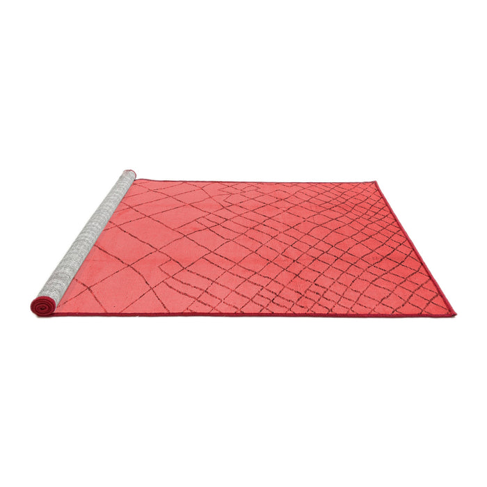 Modern Red Washable Rugs