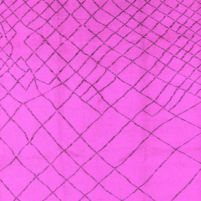 Machine Washable Solid Pink Modern Rug, wshurb1232pnk