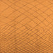 Square Machine Washable Solid Orange Modern Area Rugs, wshurb1232org