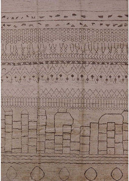 Mid-Century Modern Pink Solid Rug, urb1233