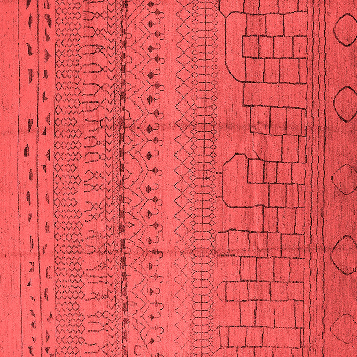 Solid Red Modern Rug, urb1233red