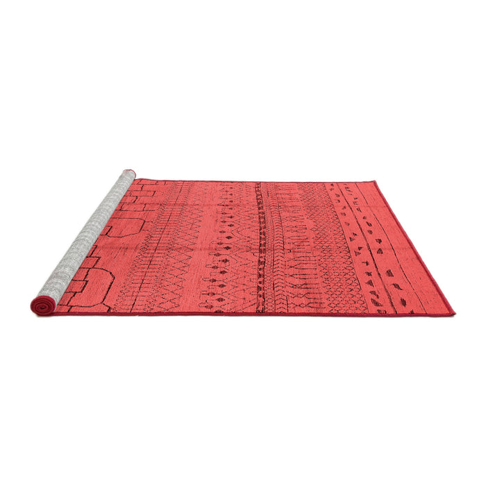 Modern Red Washable Rugs