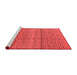 Modern Red Washable Rugs