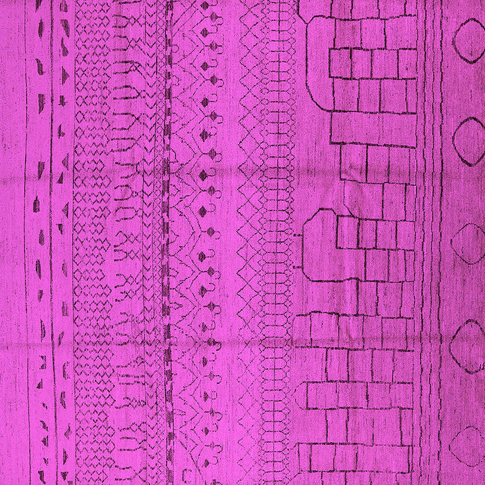 Square Solid Pink Modern Rug, urb1233pnk