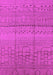 Machine Washable Solid Pink Modern Rug, wshurb1233pnk