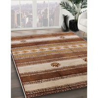 Mid-Century Modern Red Southwestern Rug, urb1234