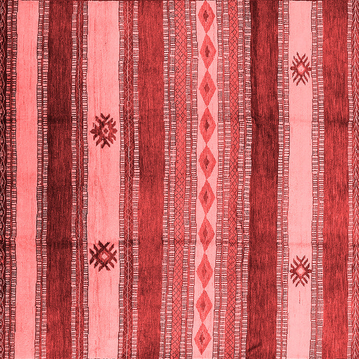 Machine Washable Southwestern Red Country Rug, wshurb1234red