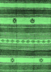 Southwestern Emerald Green Country Rug, urb1234emgrn