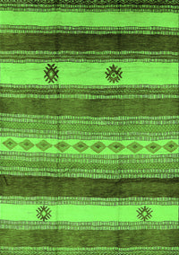 Southwestern Green Country Rug, urb1234grn