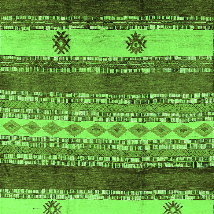 Southwestern Green Country Rug, urb1234grn