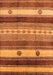 Machine Washable Southwestern Orange Country Area Rugs, wshurb1234org