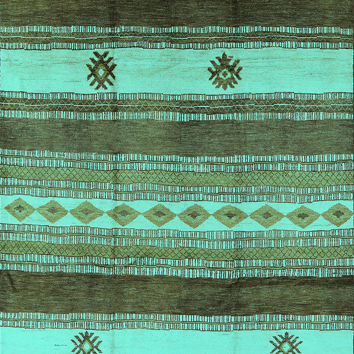 Southwestern Turquoise Country Rug, urb1234turq