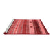 Country Red Washable Rugs