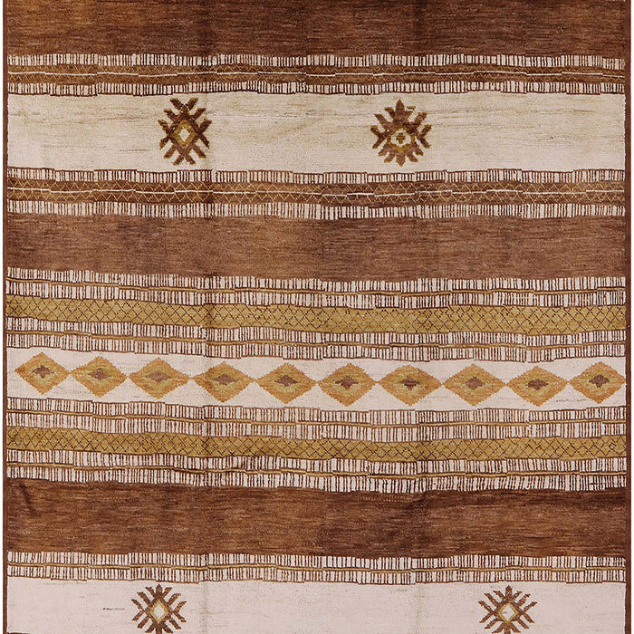 Mid-Century Modern Red Southwestern Rug, urb1234