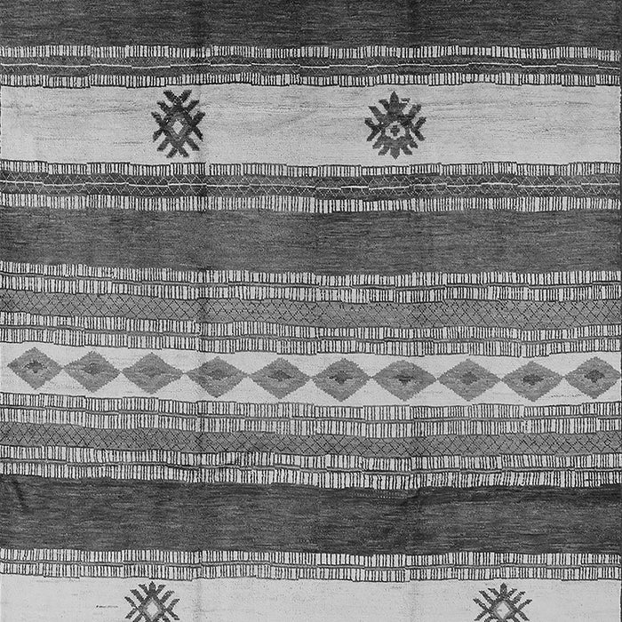 Southwestern Gray Country Rug, urb1234gry