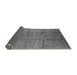 Sideview of Solid Gray Modern Rug, urb1235gry