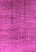 Machine Washable Solid Pink Modern Rug, wshurb1235pnk