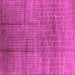 Square Solid Pink Modern Rug, urb1235pnk