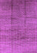 Machine Washable Solid Purple Modern Area Rugs, wshurb1235pur