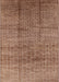 Mid-Century Modern Light Copper Gold Solid Rug, urb1235