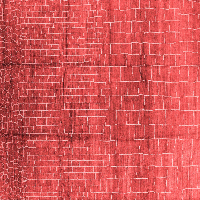 Machine Washable Solid Red Modern Rug, wshurb1235red