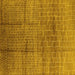 Square Solid Yellow Modern Rug, urb1235yw