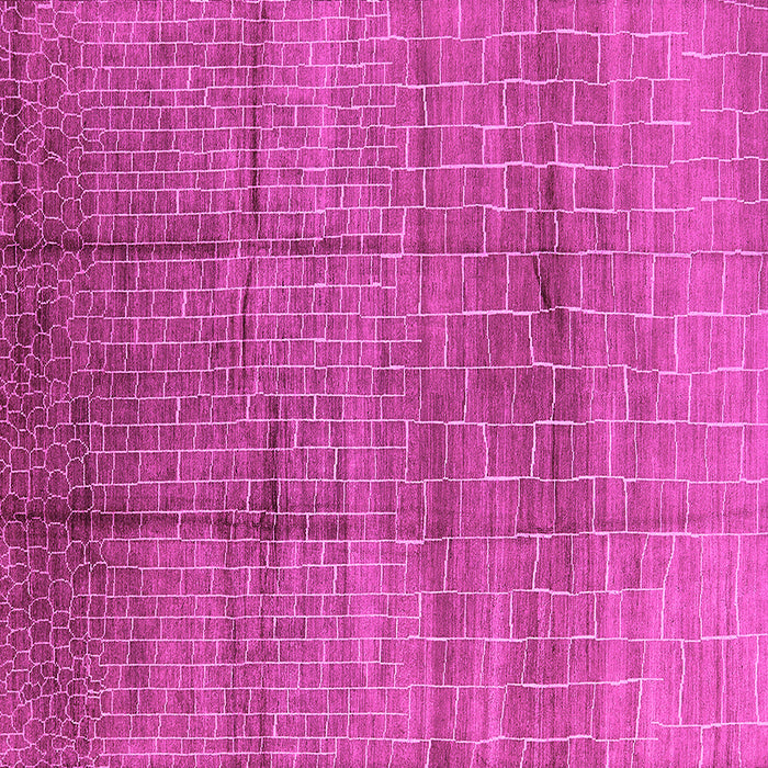 Square Machine Washable Solid Pink Modern Rug, wshurb1235pnk