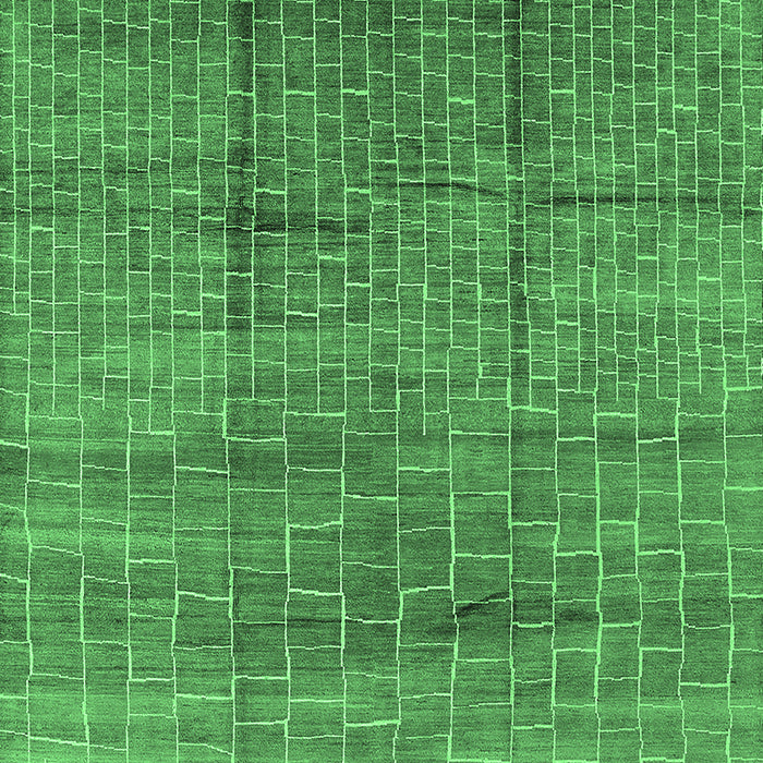 Machine Washable Solid Emerald Green Modern Area Rugs, wshurb1235emgrn