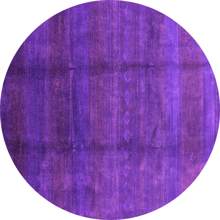 Round Persian Pink Bohemian Rug, urb1236pnk