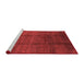 Bohemian Red Washable Rugs