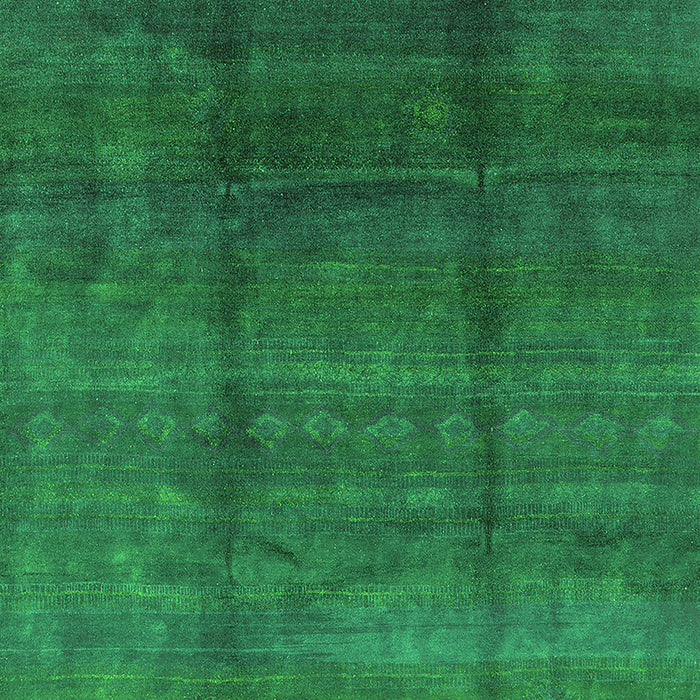 Machine Washable Persian Green Bohemian Area Rugs, wshurb1236grn