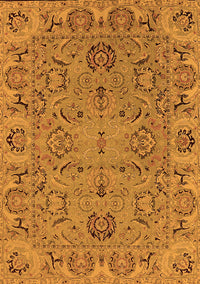 Oriental Orange Traditional Rug, urb1237org