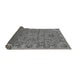 Sideview of Oriental Gray Traditional Rug, urb1237gry
