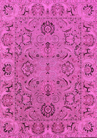 Oriental Pink Traditional Rug, urb1237pnk