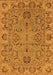 Machine Washable Oriental Orange Traditional Area Rugs, wshurb1237org