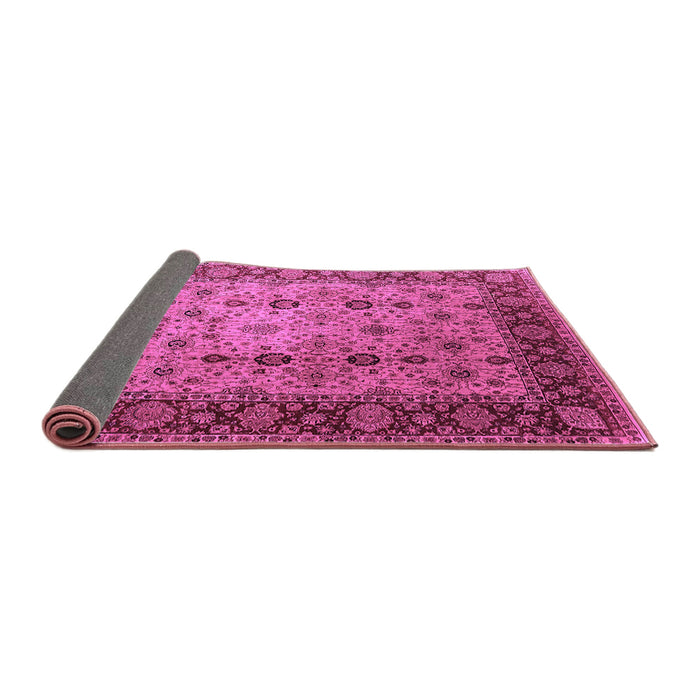 Sideview of Oriental Purple Traditional Rug, urb1238pur