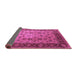 Sideview of Oriental Purple Traditional Rug, urb1238pur