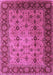 Machine Washable Oriental Purple Traditional Area Rugs, wshurb1238pur