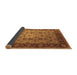Sideview of Oriental Brown Traditional Rug, urb1238brn