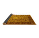 Sideview of Oriental Yellow Traditional Rug, urb1238yw
