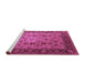 Sideview of Machine Washable Oriental Purple Traditional Area Rugs, wshurb1238pur