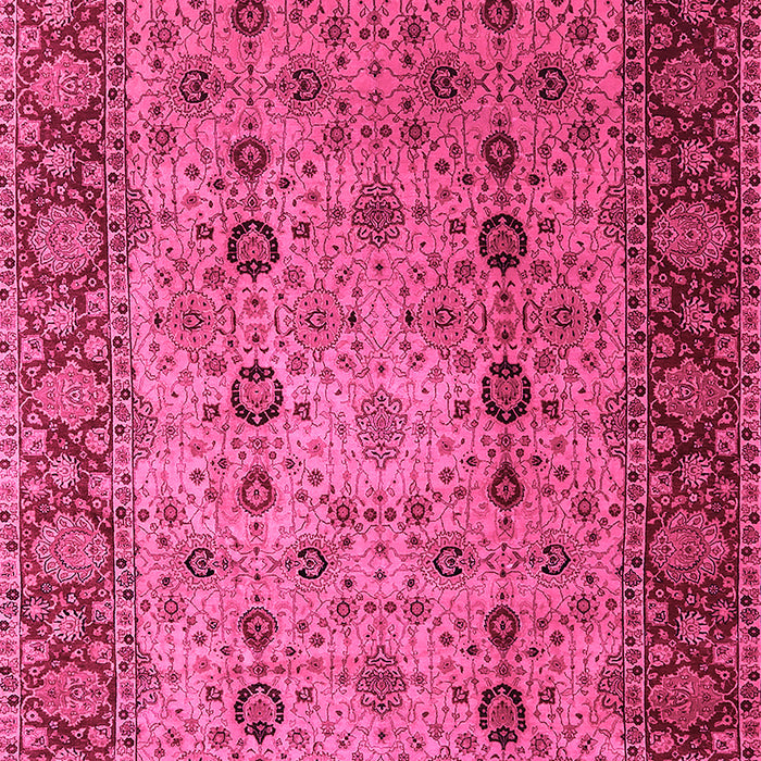 Oriental Pink Traditional Rug, urb1238pnk