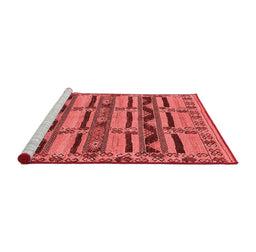 Industrial Red Washable Rugs