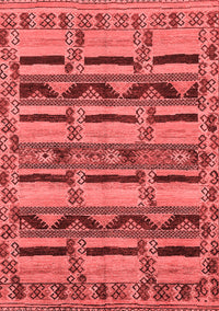 Oriental Red Industrial Rug, urb1239red