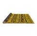 Sideview of Oriental Yellow Industrial Rug, urb1239yw